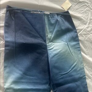 Elegant Ombre Blue Women's Jeggings